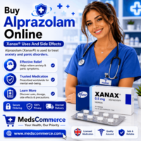 Buy Alprazolam Online - Xanax Uses And Side Effects -  MedsCommercE